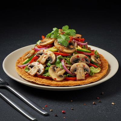 Mushroom Chilli Salad